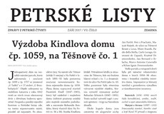 7. číslo občasníku Petrské listy